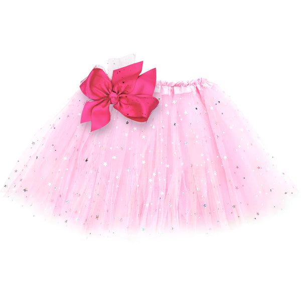 Pink sparkle tutu top skirt