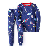 Children's Cotton Blend Pajamas Space PJs Jammies Set