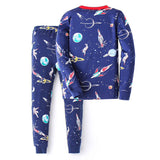 Children's Cotton Blend Pajamas Space PJs Jammies Set